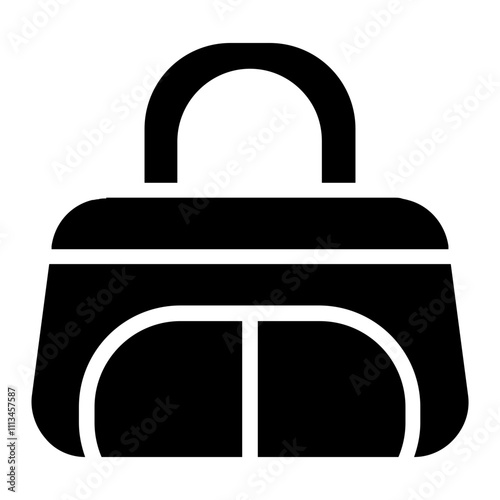 Gym Bag Solid Icon