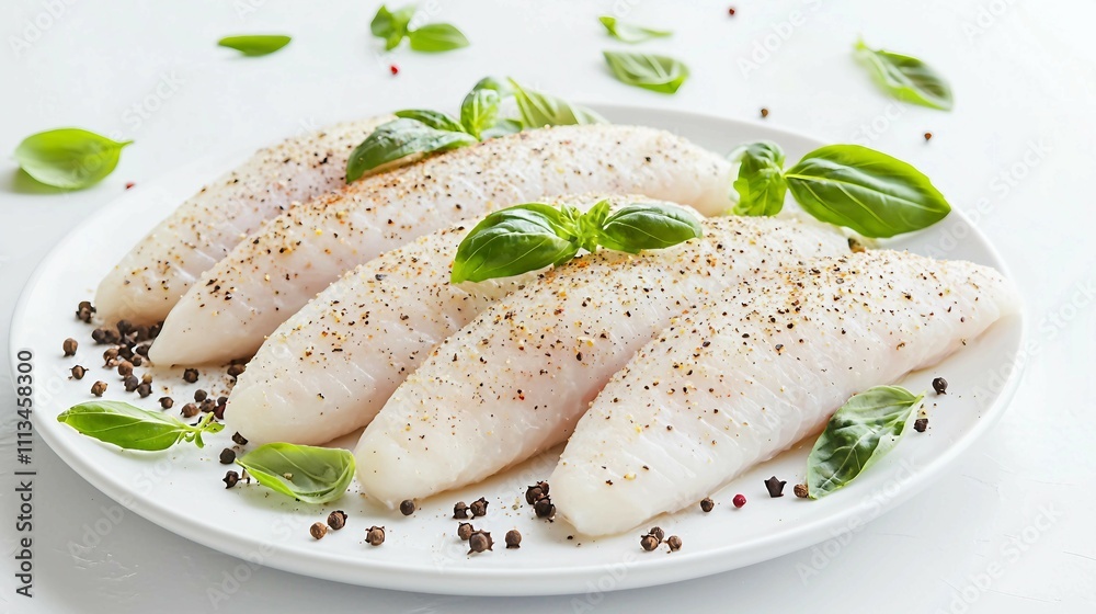 Fresh White Fish Fillets Ready to Cook Fresh White Fish Fillets Ready to Cook