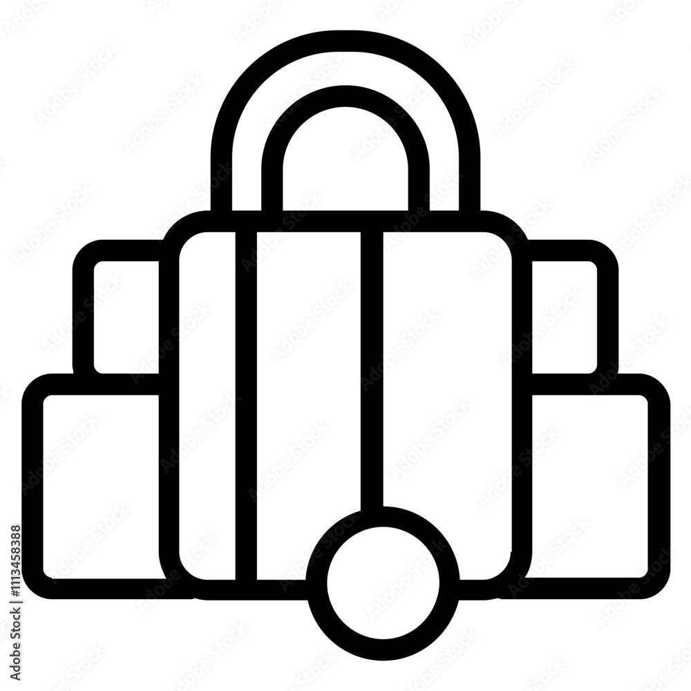 Room Service Line Icon