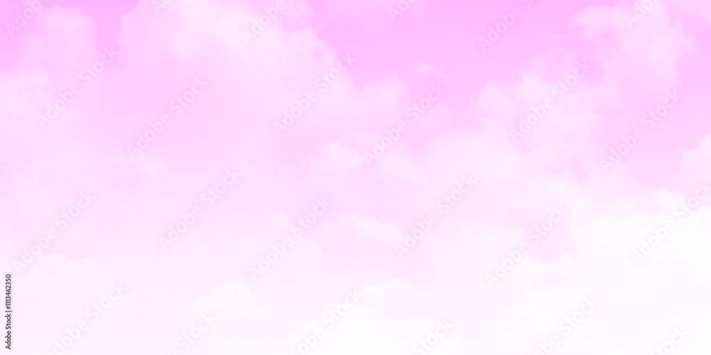 Pastel pink sky with clouds abstract background. Vector illustration. Pastel pink sky with clouds abstract background. Vector illustration.
