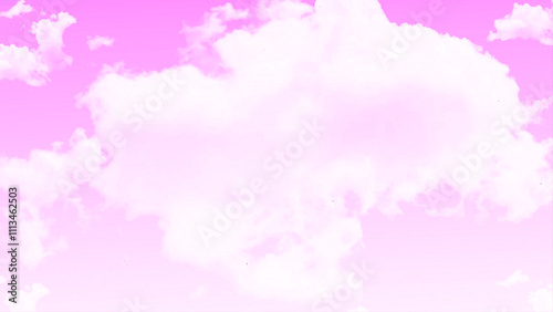 Pastel pink sky with clouds abstract background. Natural pink sky background.