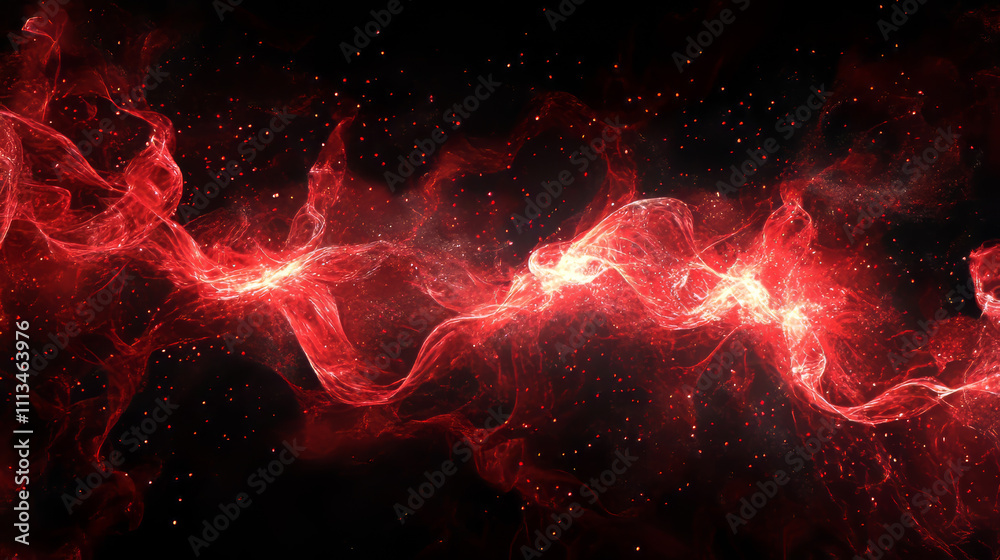 Red fire sparks overlay effect on black background. Burning campfire flame with ember particles flying in air at night. Abstract magic glow, energy blaze and shine Realistic 3d vector illustration Red fire sparks overlay effect on black background. Burning campfire flame with ember particles flying in air at night. Abstract magic glow, energy blaze and shine Realistic 3d vector illustration