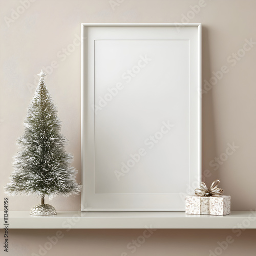 Christmas Poster Frame Minimalist mockup