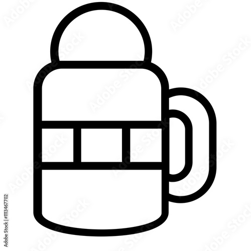 Thermos Line Icon