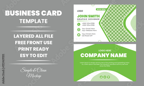 business card print templates double sided design