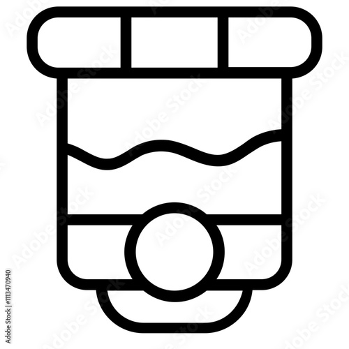 Soap Dispenser Line Icon
