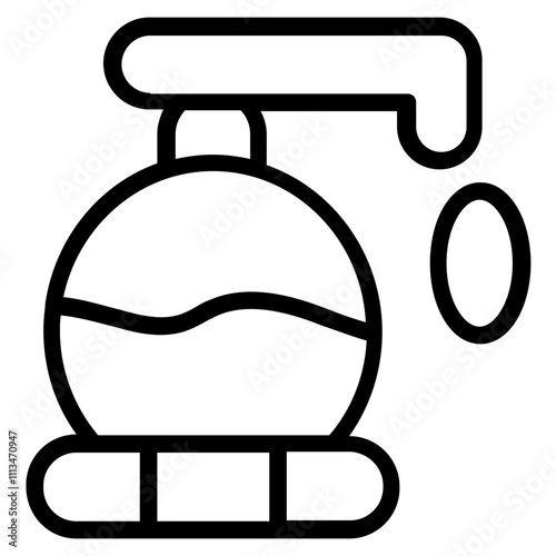 Soap Dispenser Line Icon