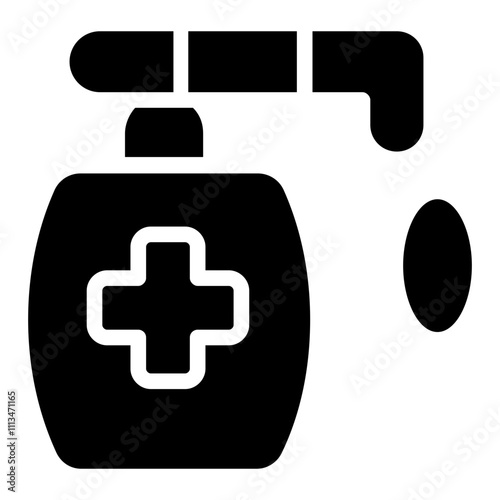 Soap Dispenser Solid Icon
