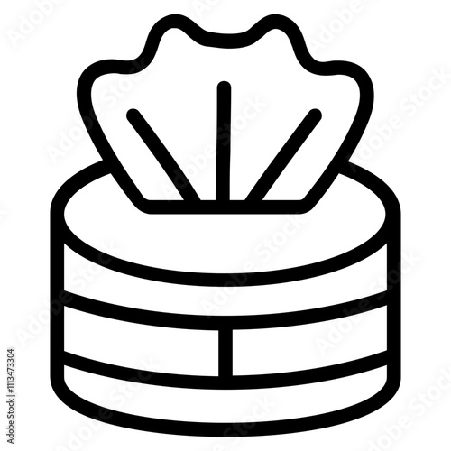 Tissue Pack Line Icon