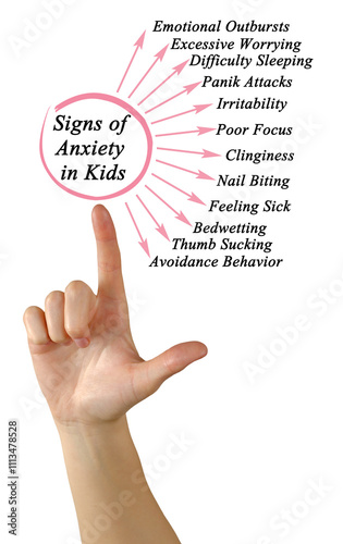 Twelve Signs of Anxiety in Kids photo