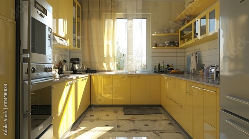 kitchen with appliances and a beautiful interior