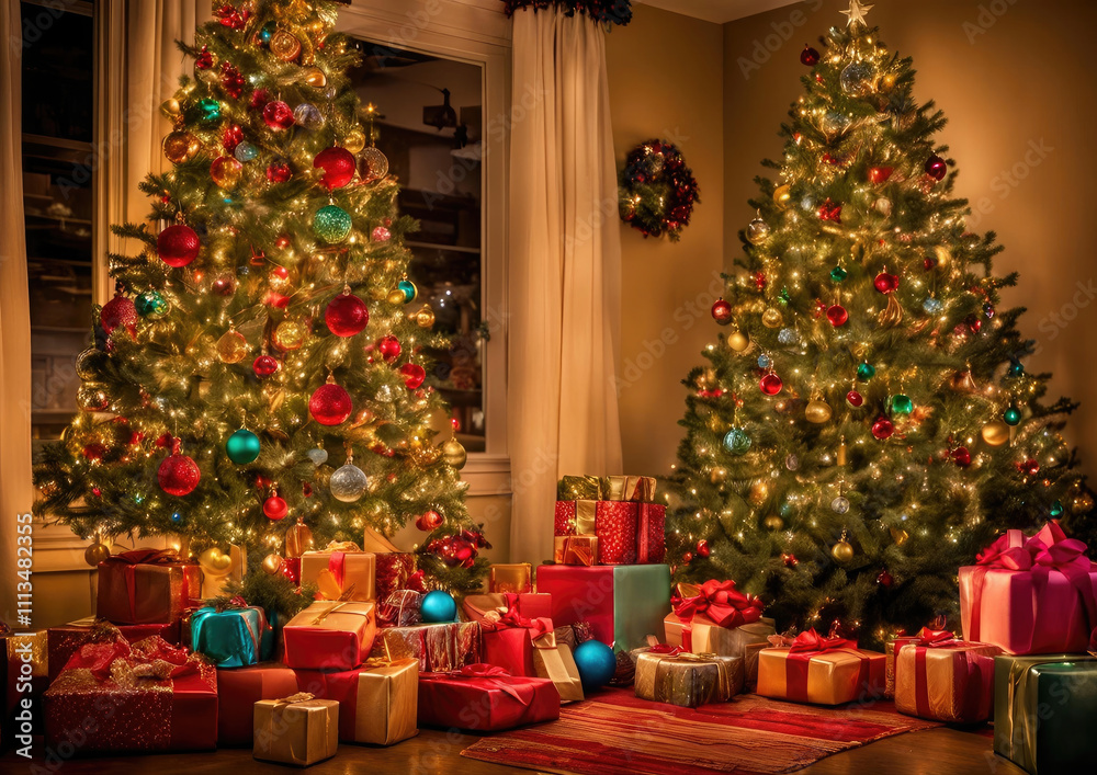 christmas tree and gifts christmas tree and gifts