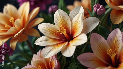 yellow and orange flowers
