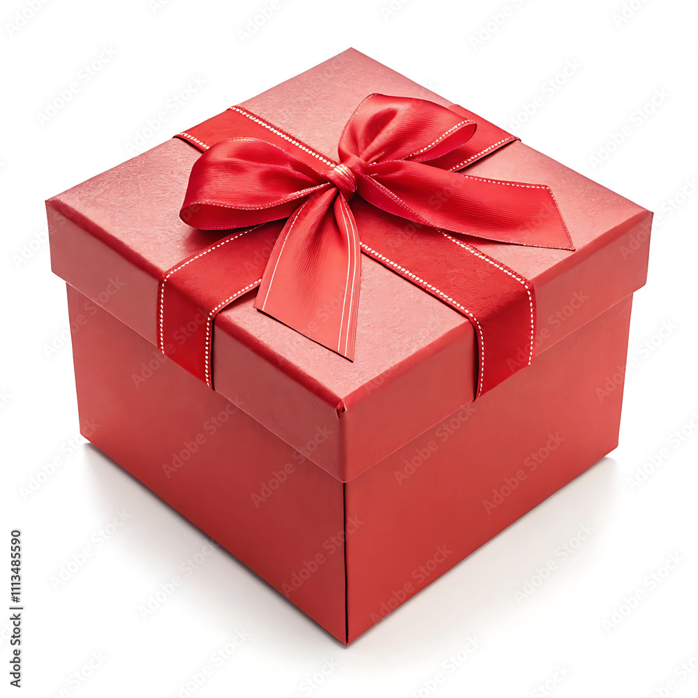 Fototapeta premium gift box isolated on white