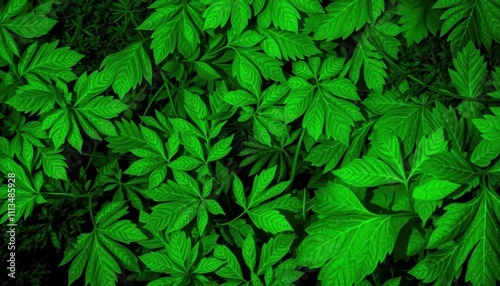 a close up of a green plant with leaves