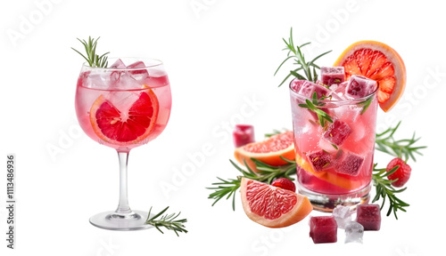 Wallpaper Mural mojito cocktail isolated on white Torontodigital.ca