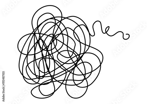 untangle thread line