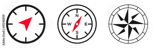 compass navigation icon