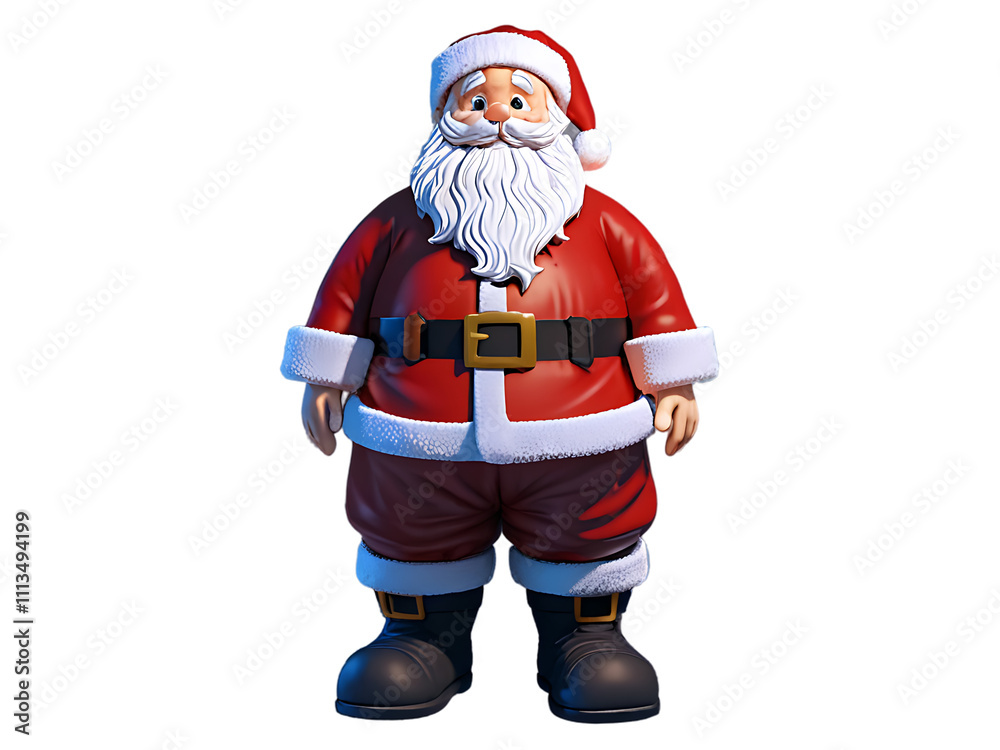 Charming Santa Claus toy design on a transparent PNG. Charming Santa Claus toy design on a transparent PNG.