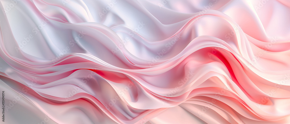 Soft pink and white abstract waves create a luxurious backdrop. Soft pink and white abstract waves create a luxurious backdrop.
