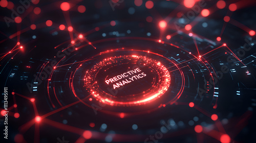 Futuristic Data Visualization with Predictive Analytics and Machine Learning Elements