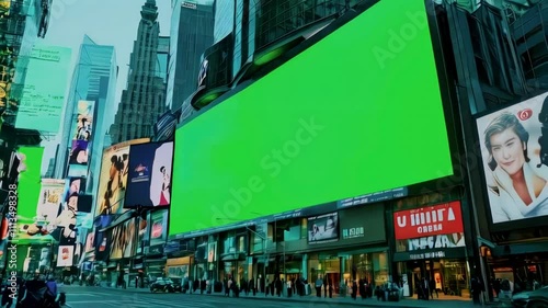 Green Screen Cityscape: Times Square Footage for Backgrounds - 10 Amazing Shots!