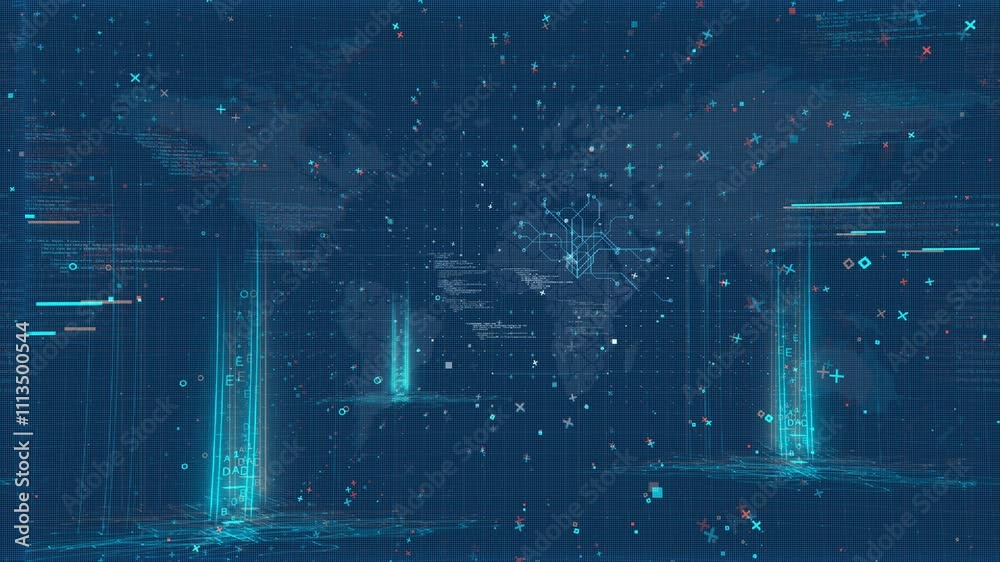 A futuristic technology background featuring a world map with glowing blue beams of light emanating from specific locations, representing global connectivity and data transfer in the digital age. A futuristic technology background featuring a world map with glowing blue beams of light emanating from specific locations, representing global connectivity and data transfer in the digital age.