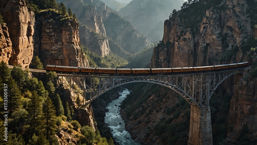 Fototapeta premium bridge over the river