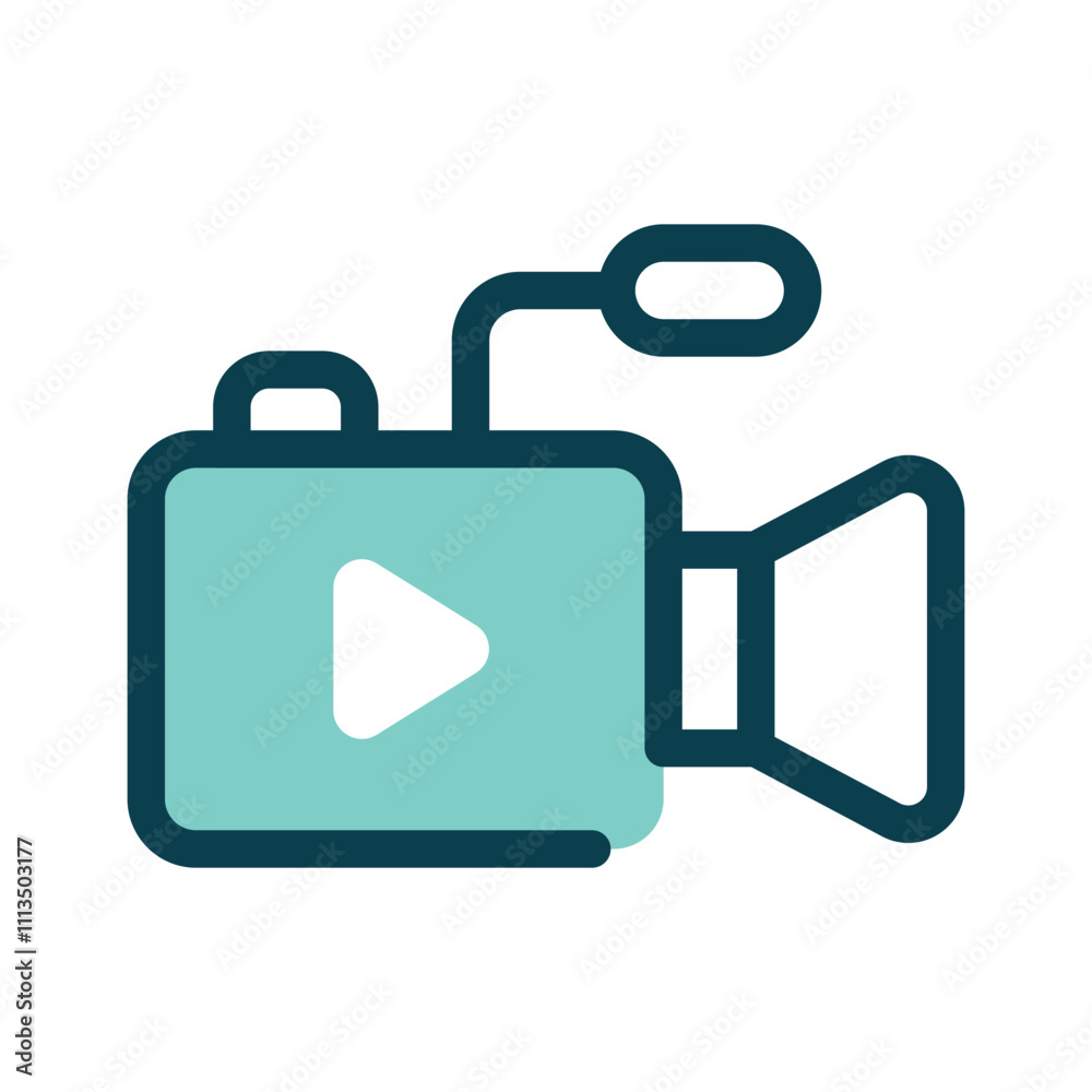 A video camera for recording or live streaming A video camera for recording or live streaming