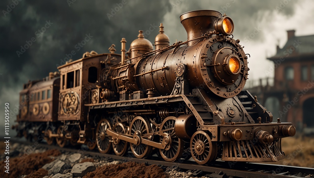 Naklejka premium old train