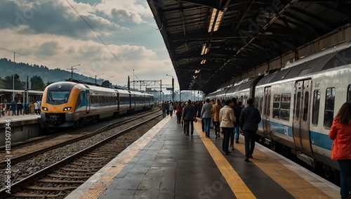 train in the station