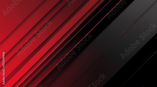Red, white and black themed abstract background with random lines in different size and color, wallpaper backdrop modern stylish illustration