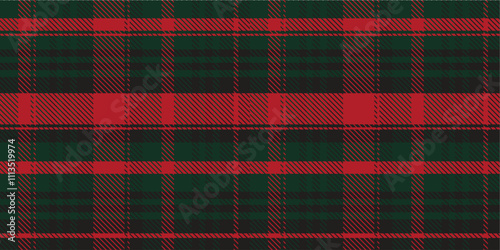 Christmas Irish tartan plaid pattern background design