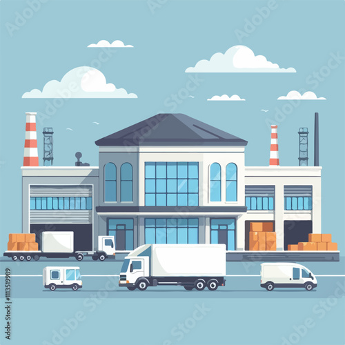 warehouse vector