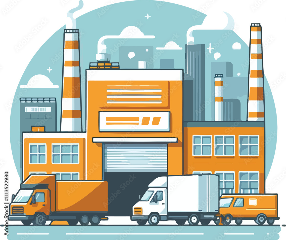 warehouse vector warehouse vector