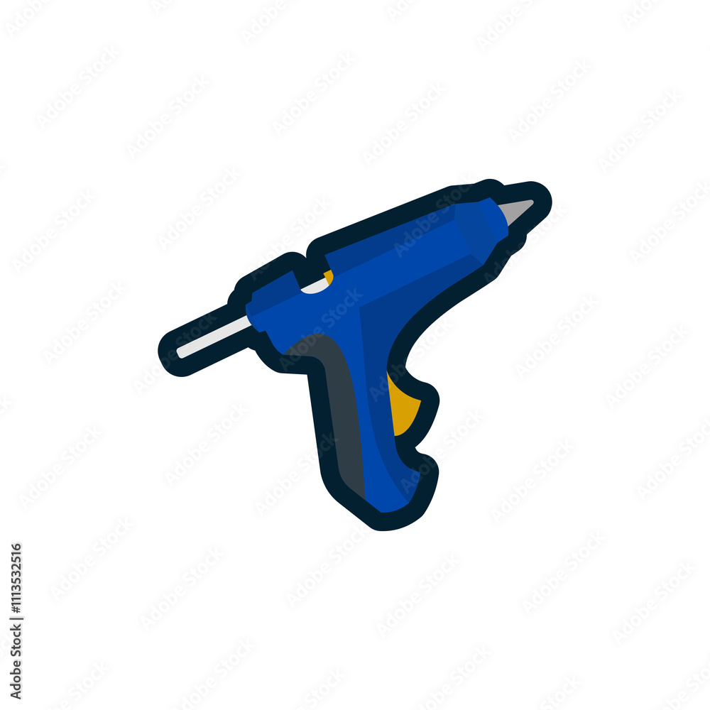 Hot Glue Gun icon , Handyman Tools icon Transparent Background