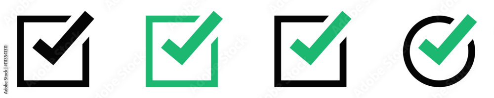 check mark icon button set. check box icon with right or correct buttons and yes checkmark tick box icons - checkbox symbol sign. check mark box square frame. vector illustration check mark icon button set. check box icon with right or correct buttons and yes checkmark tick box icons - checkbox symbol sign. check mark box square frame. vector illustration