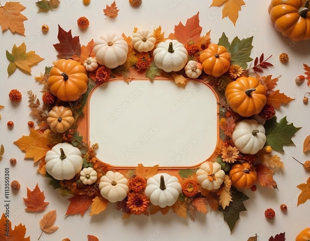 Fototapeta premium Thanksgiving Card Design