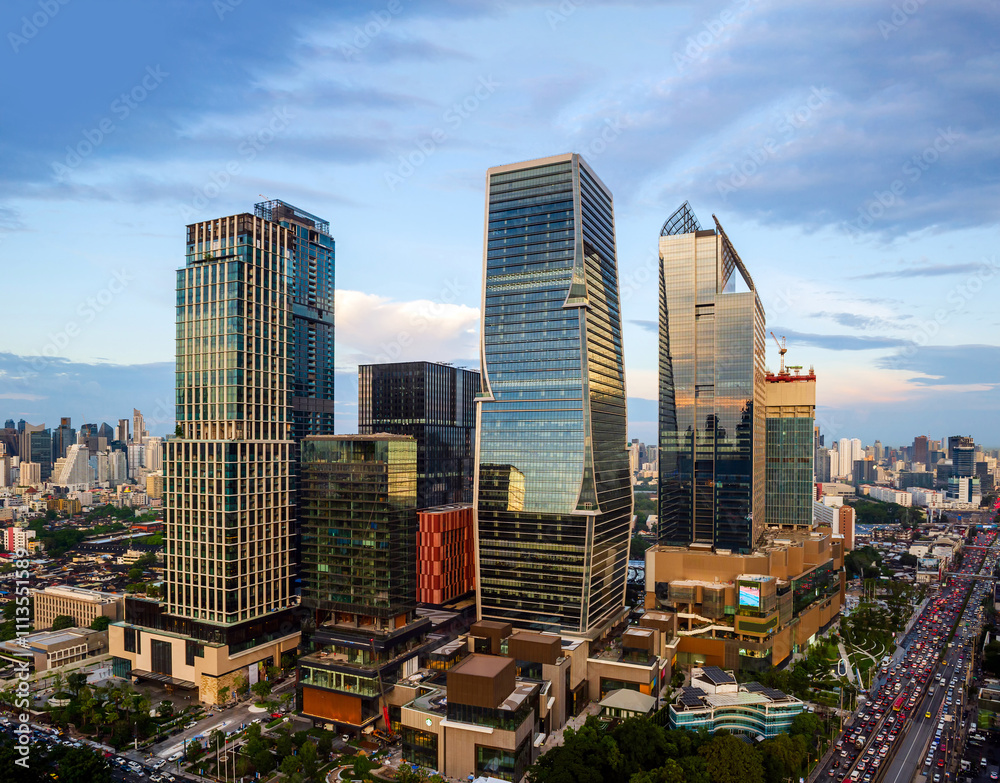 Obraz premium Background Bangkok city