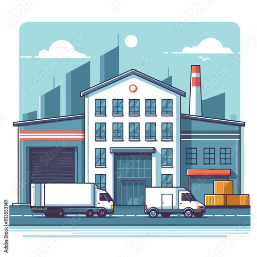 warehouse vector