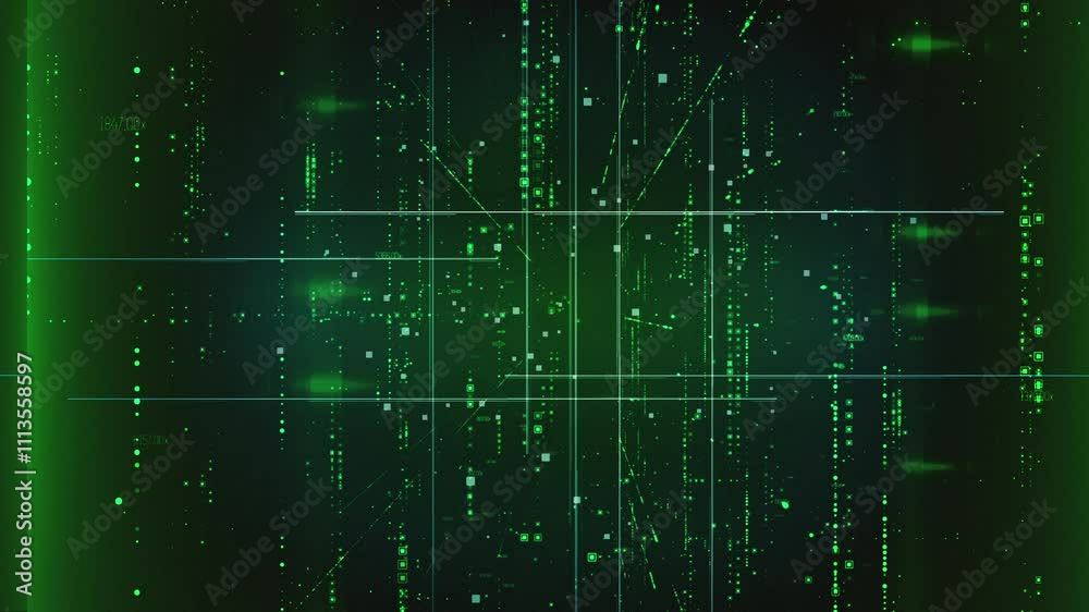 A futuristic technology background with a glowing grid pattern in shades of green, representing the interconnectedness of data and technology. A futuristic technology background with a glowing grid pattern in shades of green, representing the interconnectedness of data and technology.