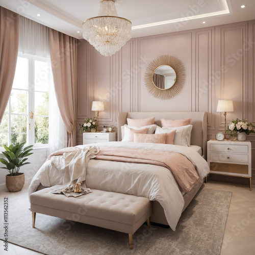 luxury hotel bedroom