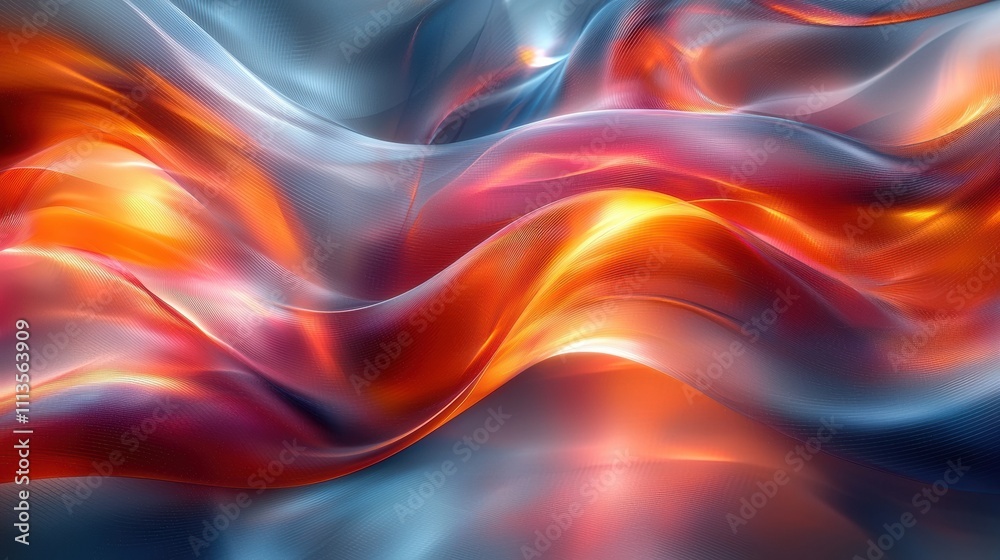 Captivating Fluid Waves of Vibrant Digital Energy Captivating Fluid Waves of Vibrant Digital Energy