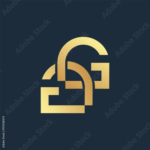 Letter G logo design idea with modern concept