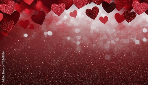 Heart decorations create a festive atmosphere for romantic occasions with spa...