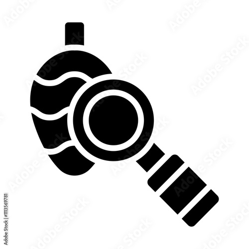 Find Pinecone Solid Icon