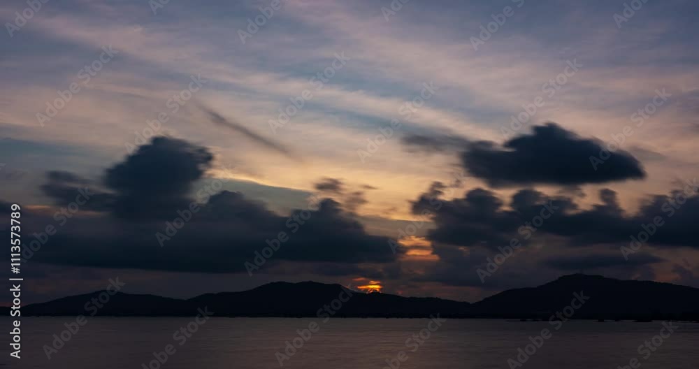 Dark Clouds flowing fast in sky Timelapse background Dark Clouds flowing fast in sky Timelapse background