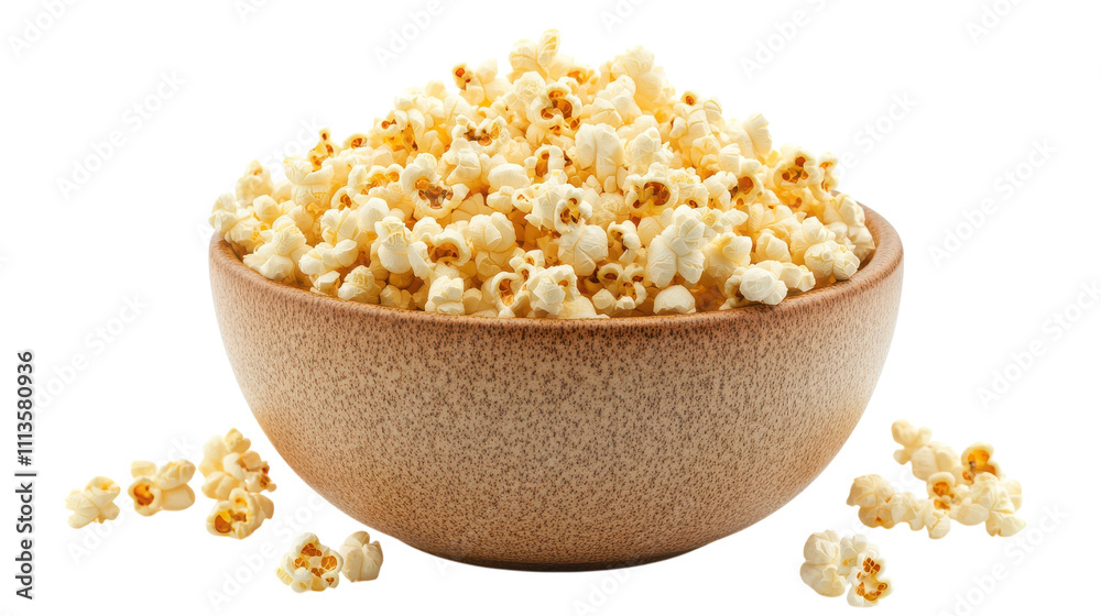 A large bowl brimming with fluffy, buttery popcorn sits invitingly, surrounded by scattered kernels, perfect for sharing at a fun movie night indoors A large bowl brimming with fluffy, buttery popcorn sits invitingly, surrounded by scattered kernels, perfect for sharing at a fun movie night indoors