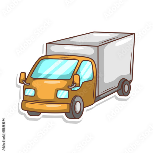 cartoon cute car transportation illustration art