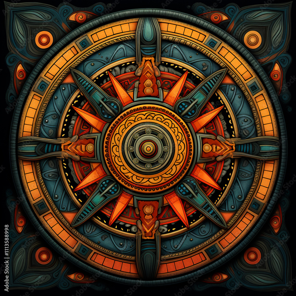 Naklejka premium patterns, Mandala Art.